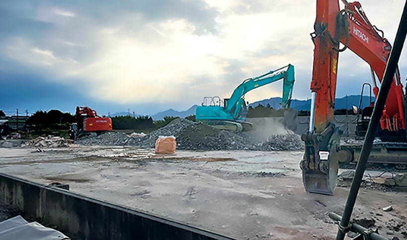 解体工事イメージ図