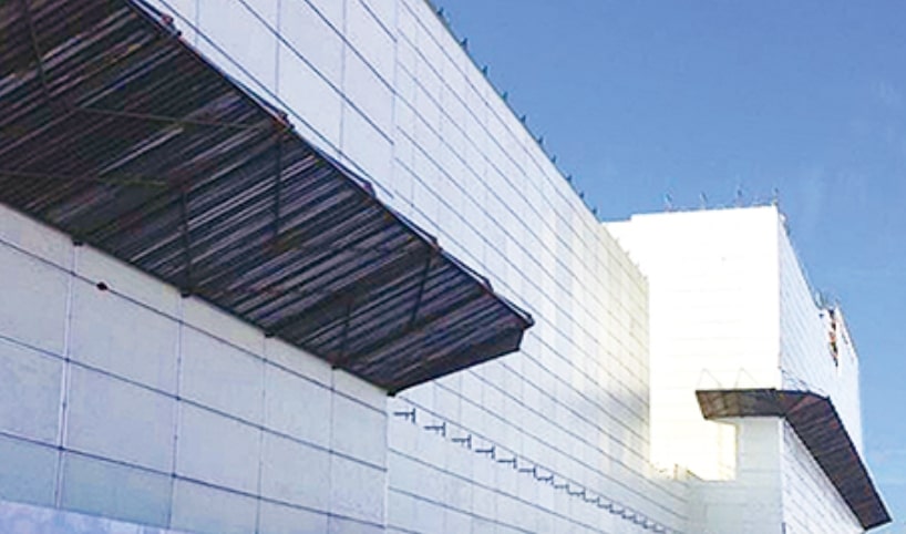 足場工事イメージ図